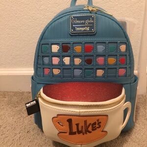 Loungefly Gilmore Girls Lukes Diner Coffee Mini Backpack